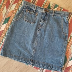 Levi's Orange Tab Denim Skirt
